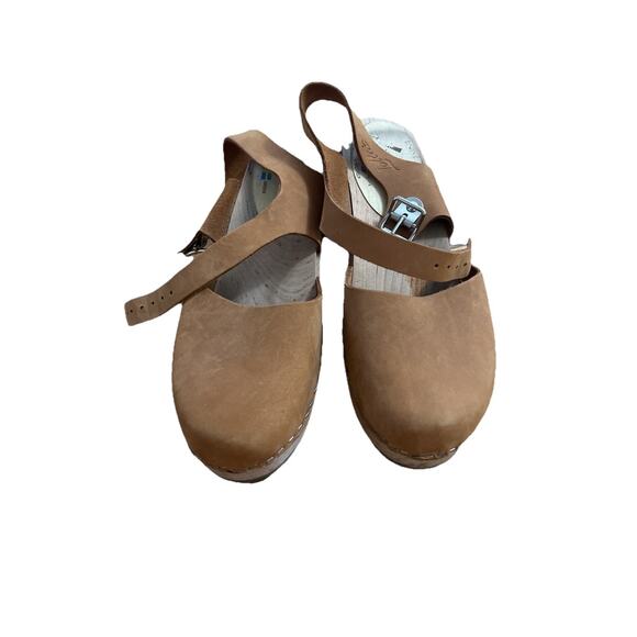 Lotta's Sweden made Highwood Brown Clogs in Oiled Nubuck Size 39 S000049 - Picture 2 of 10